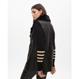 Gilet midi reversibile