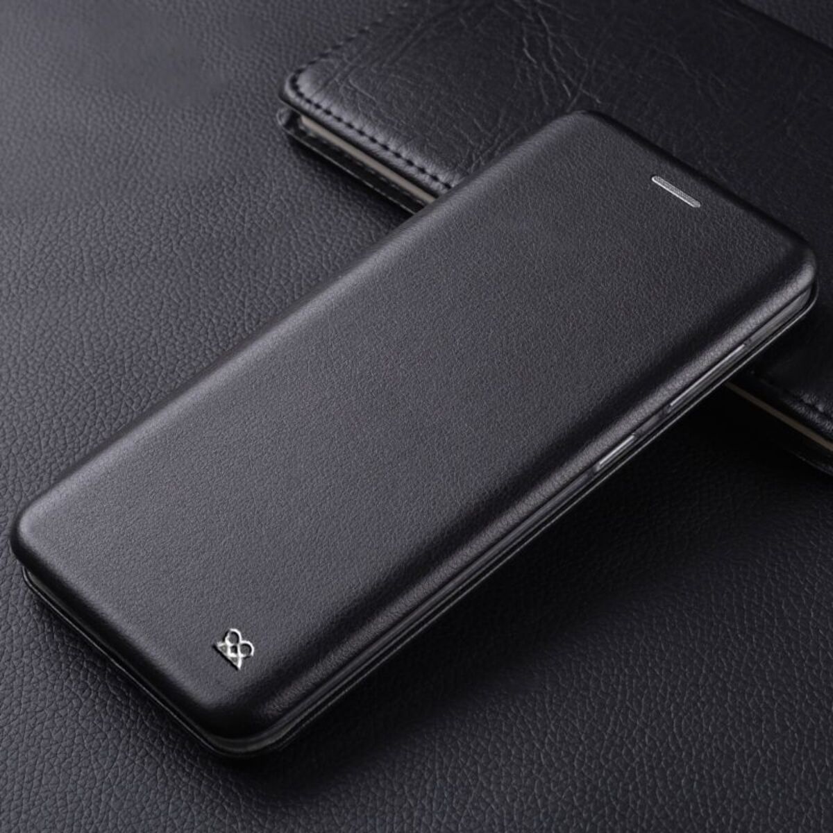 Etui IBROZ Huawei Y6P 2020 Cuir noir