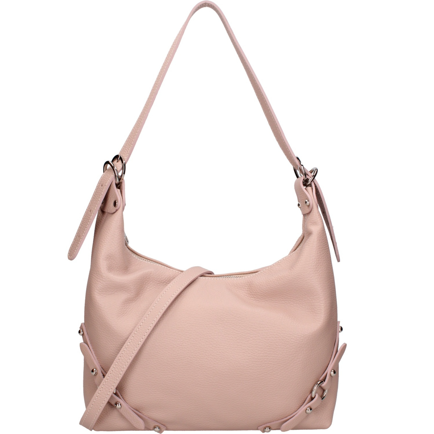 Borsa a spalla da donna - Modello Fiorenza Lux - Vera pelle - 30.0 x 30.0 x 9.0 cm