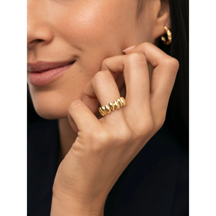 Anillo Sirena Baño Oro