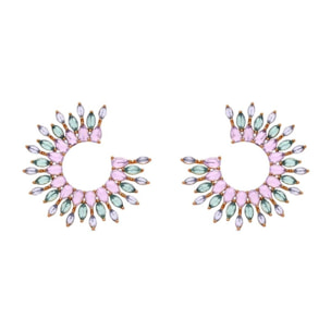 Pendientes Lux by Lux acabados oro 18k