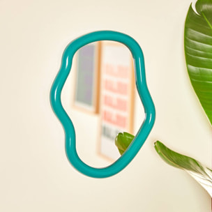 Miroir mural Reza vert 33x25cm