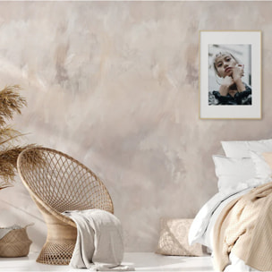 Carta da Parati Stucco Veneziano Beige e Tortora