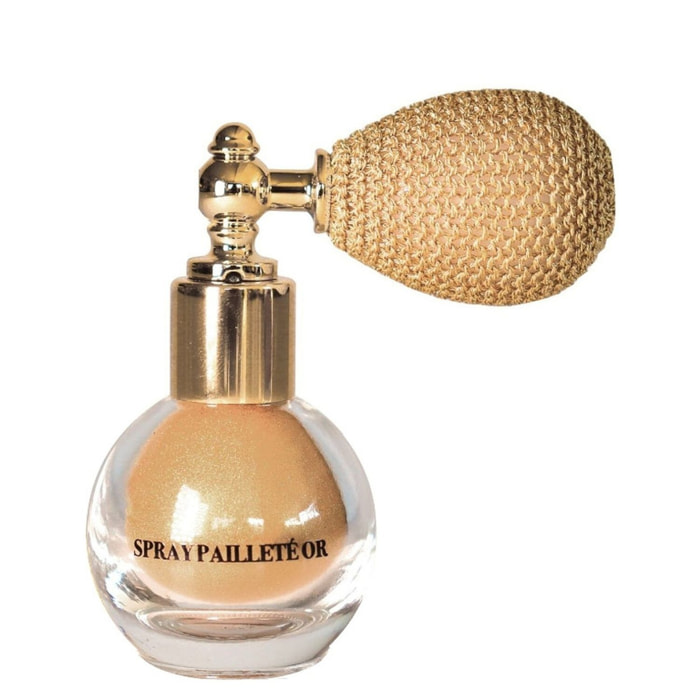 Gold Glitter Powder - Spay Pailleté Or