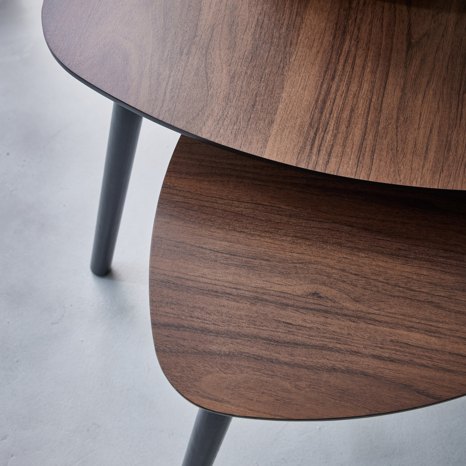 Tables gigognes scandinaves décor bois LENA