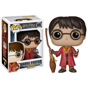 Harry Potter Funko POP Film Vinile Figura Harry con Divisa da Quidditch 9 Cm