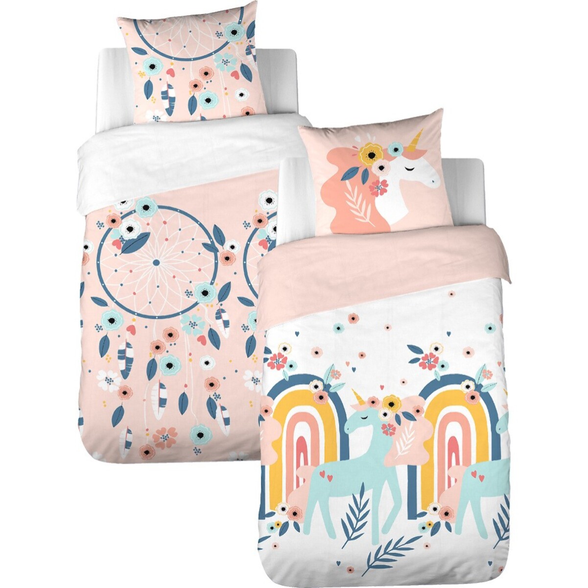 Parure de lit enfant 100% coton - PRUNELLIA