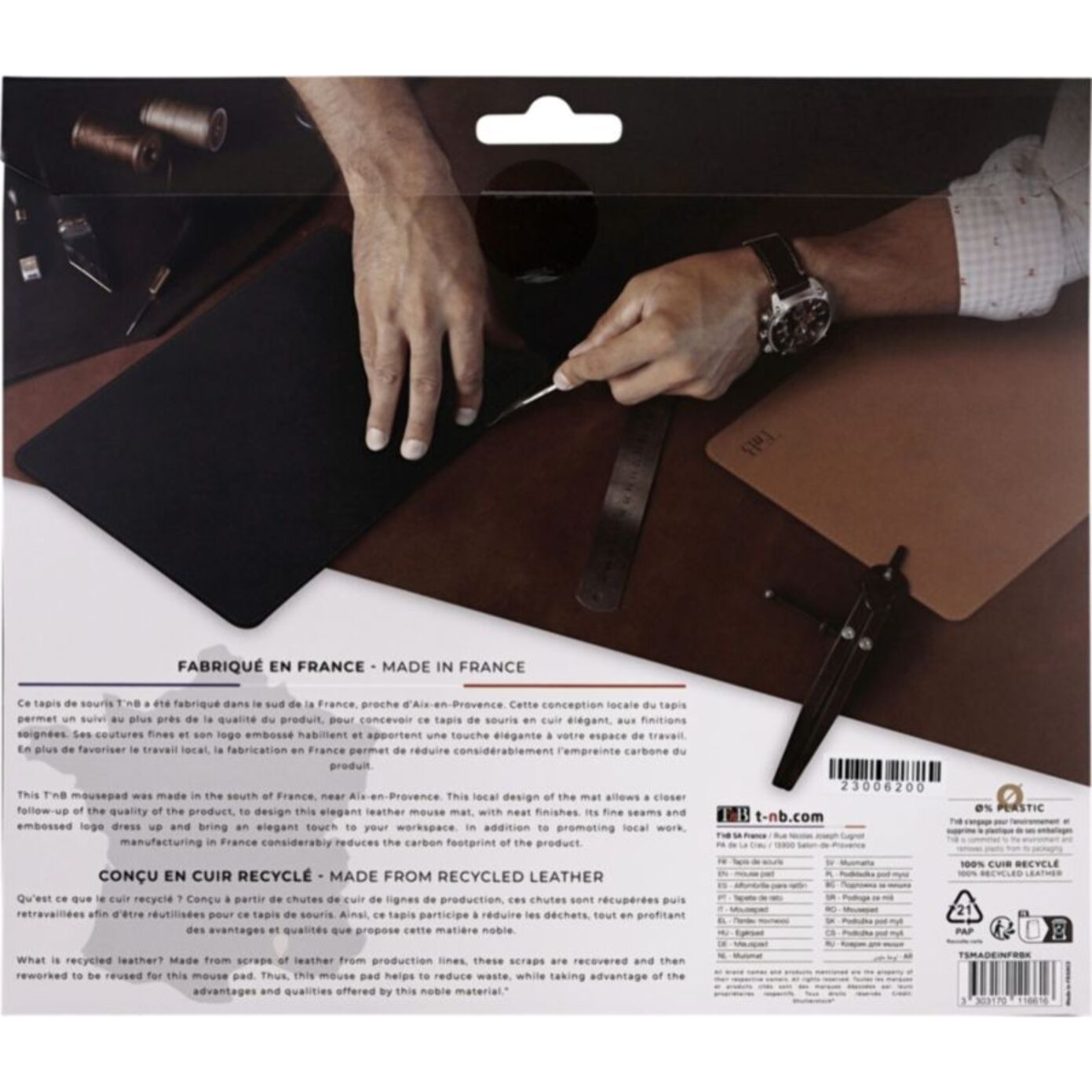 Tapis de souris TNB TSMADEINFRBK