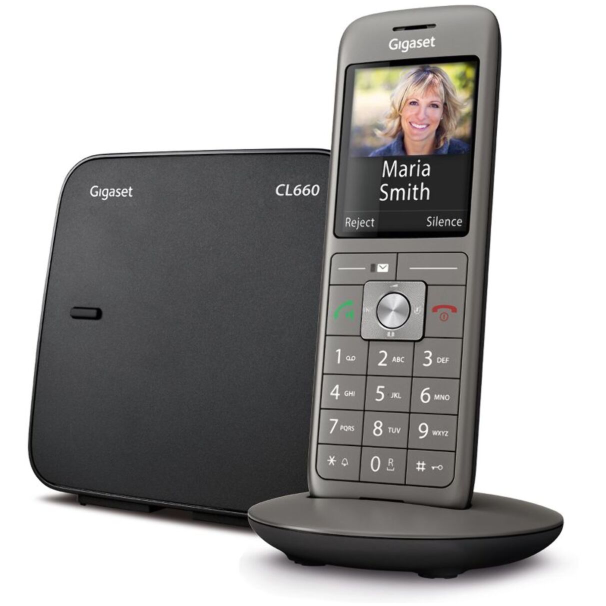 Téléphone Sans Fil Gigaset E45 - IP54 - Noir Et Bleu - Neuf