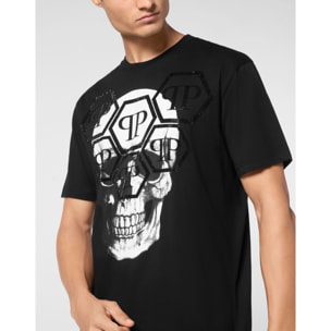 PHILIPP PLEIN Camiseta de cuello redondo y manga corta SKULL