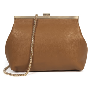 Aci Borsa a spalla da donna. Dollaro in vera pelle.