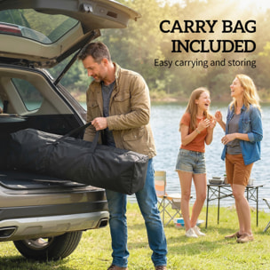 Tonnelle barnum pop-up 4 x 4 m moustiquaire intégrale sacs lestage gris