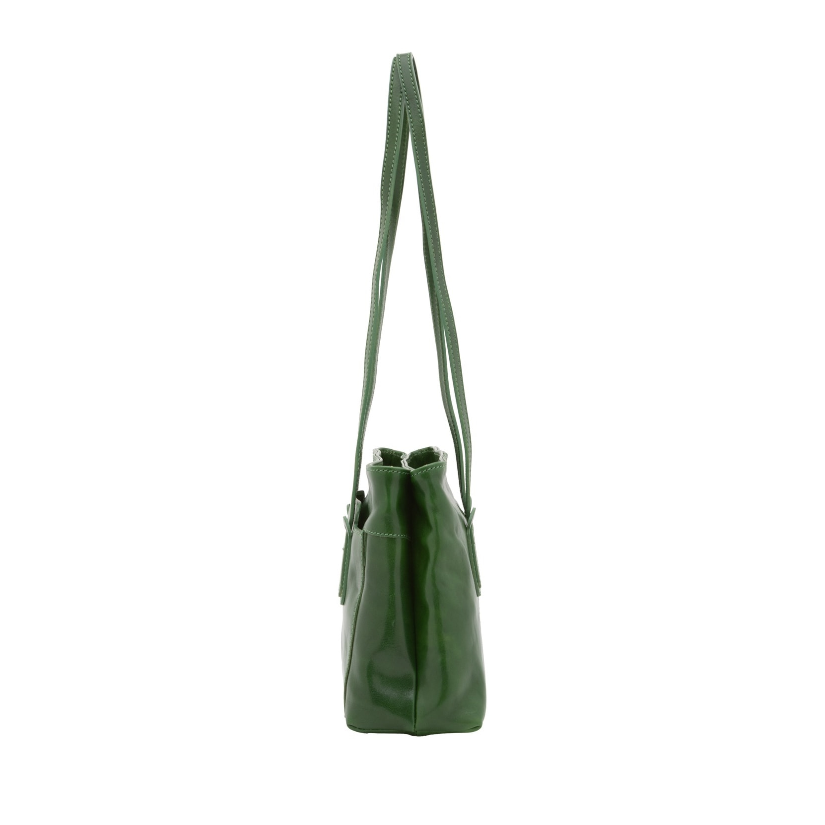 Borsa a spalla da donna - Modello False - Vera pelle - 23.0 x 30.0 x 12.0 cm
