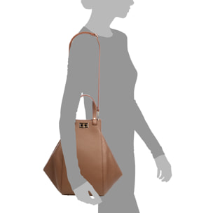 Giusta Borsa a spalla Donna. Pelle autentica Dollaro.