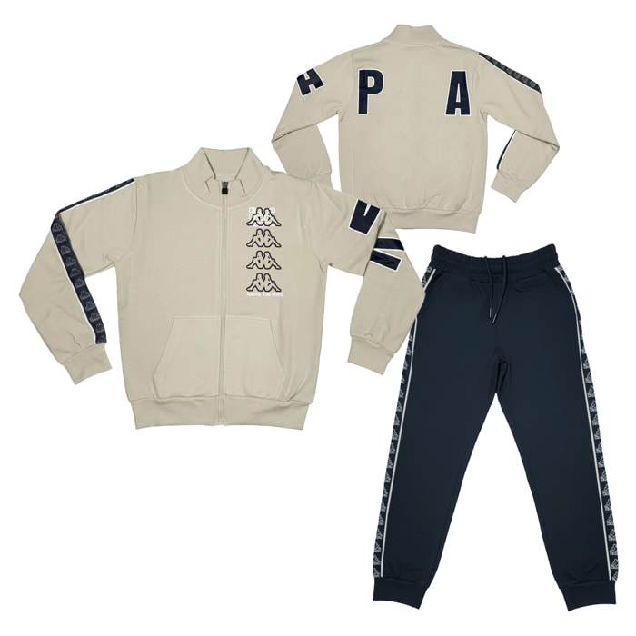 Tuta Ragazzo KAPPA 8 - 16 Anni Cotone Felpato