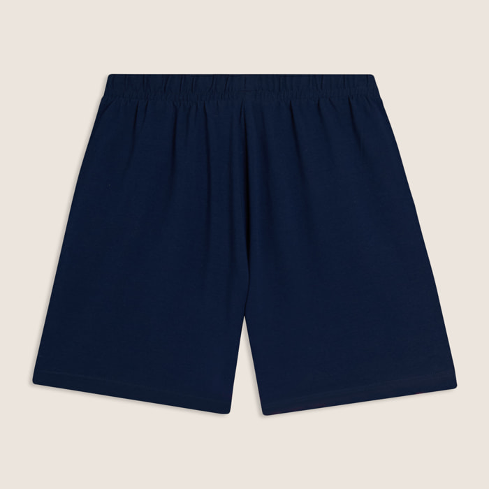 Pantaloni corti a metà coscia in jersey stretch