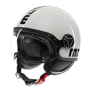 CASCO MOMO FGTR EVO E2206 MONO WHITE QUARZ/BLACK