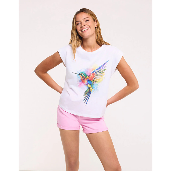 Camiseta Manga Corta Blanco - Blestar26