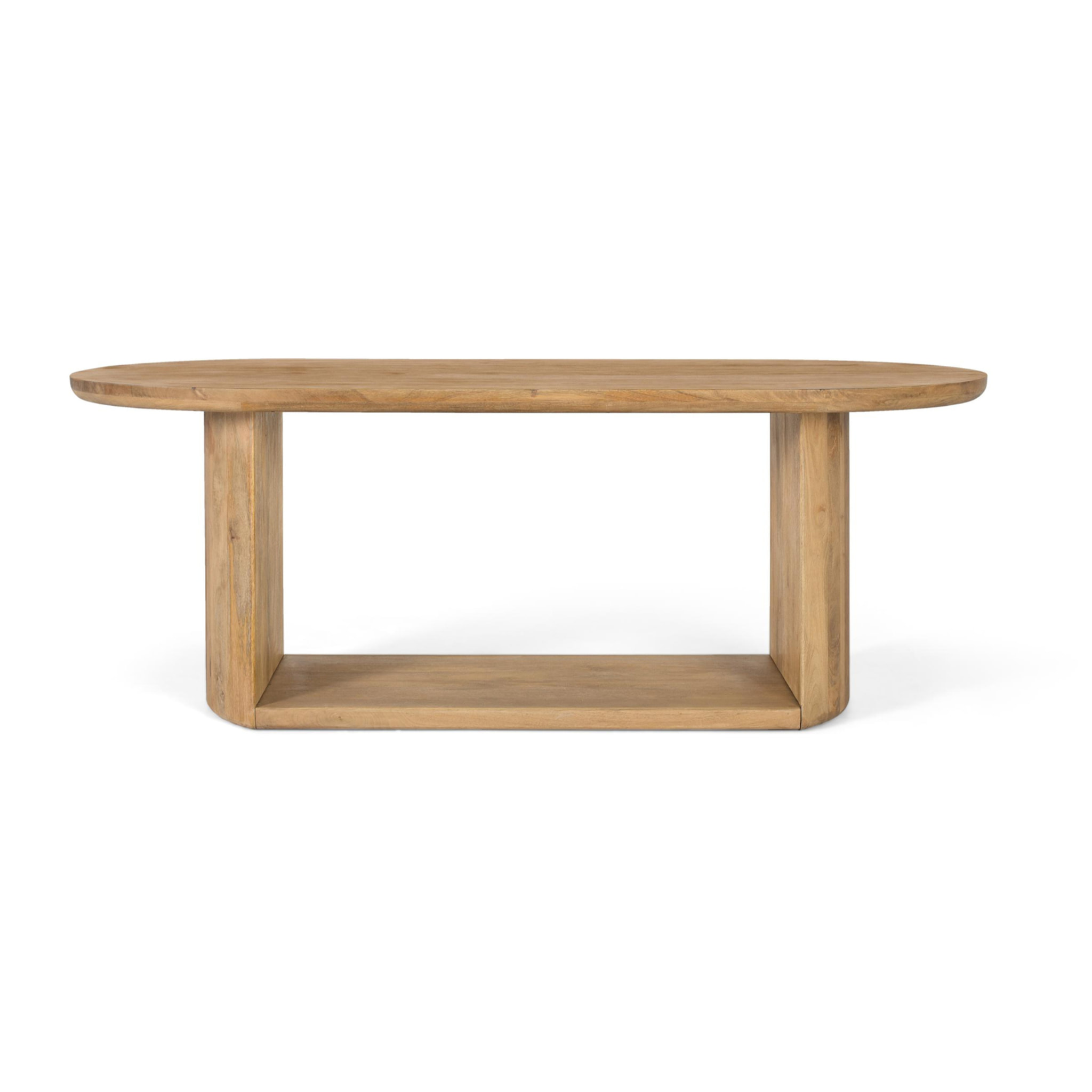 Mesas de Comedor de Madera de Mango 210 Cm Estilo Rústico Moderno