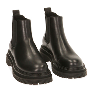 Chelsea boots negras, tacón 5 cm