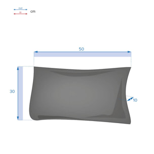 Coussin déco d'extérieur "Korai" blé 30x50cm en polyester