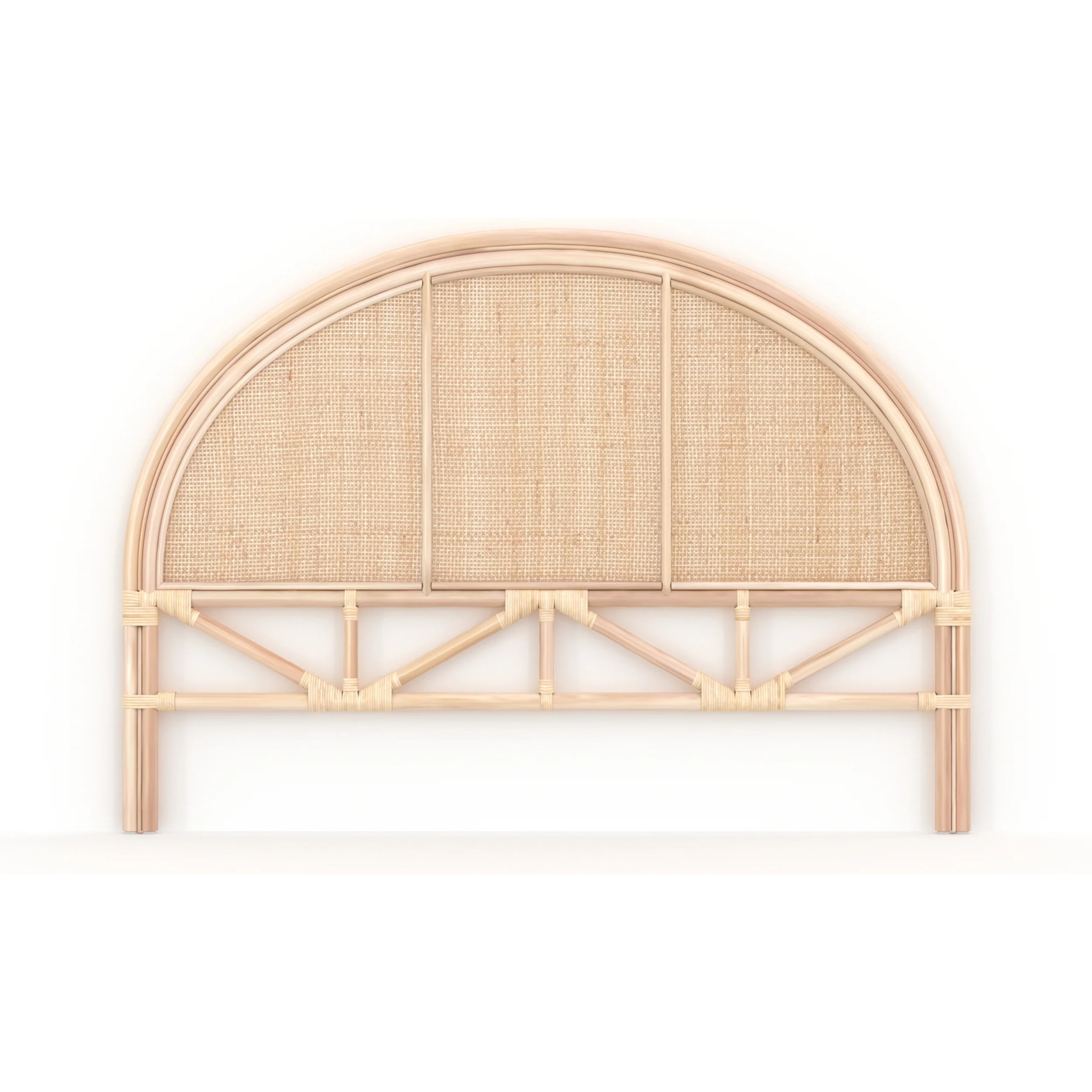 Tête de lit en rotin naturel 140 cm - Madya