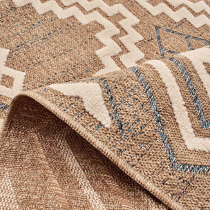 Tapis extérieur tissé kilim rectangle BUTA