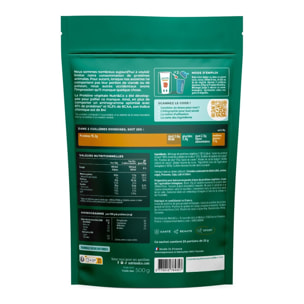 Nutri&Co Protéine Vegétale & Bio - 4 Sources : Pois, Riz, Chia et Courge - 500g goût Cacao
