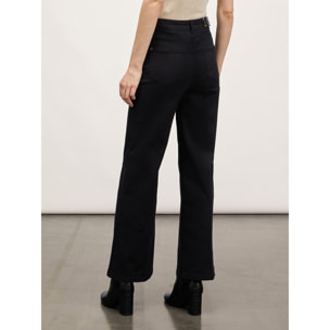 Motivi - Jeans wide leg modello Lila - Nero