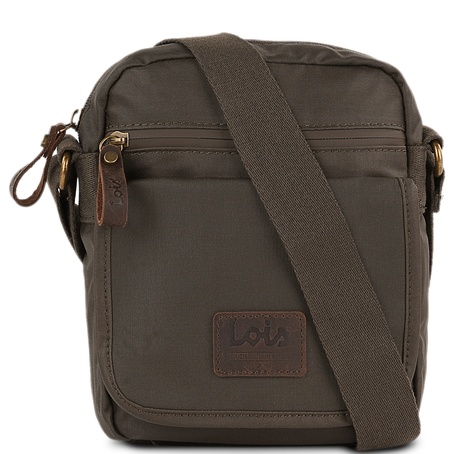 Bandolera Hombre Textil Lois Hubbard Marron