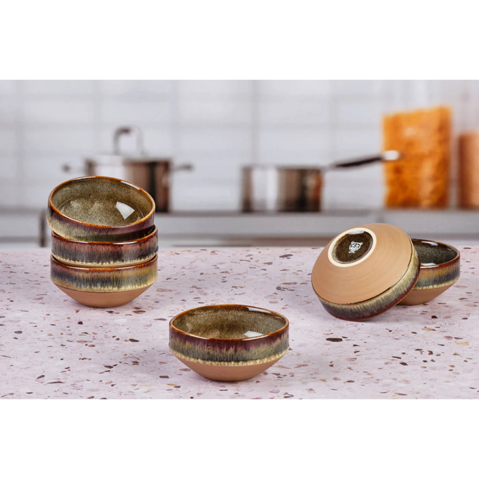 Bol GENESIS Ø11cm - 6 pièces - Basalte