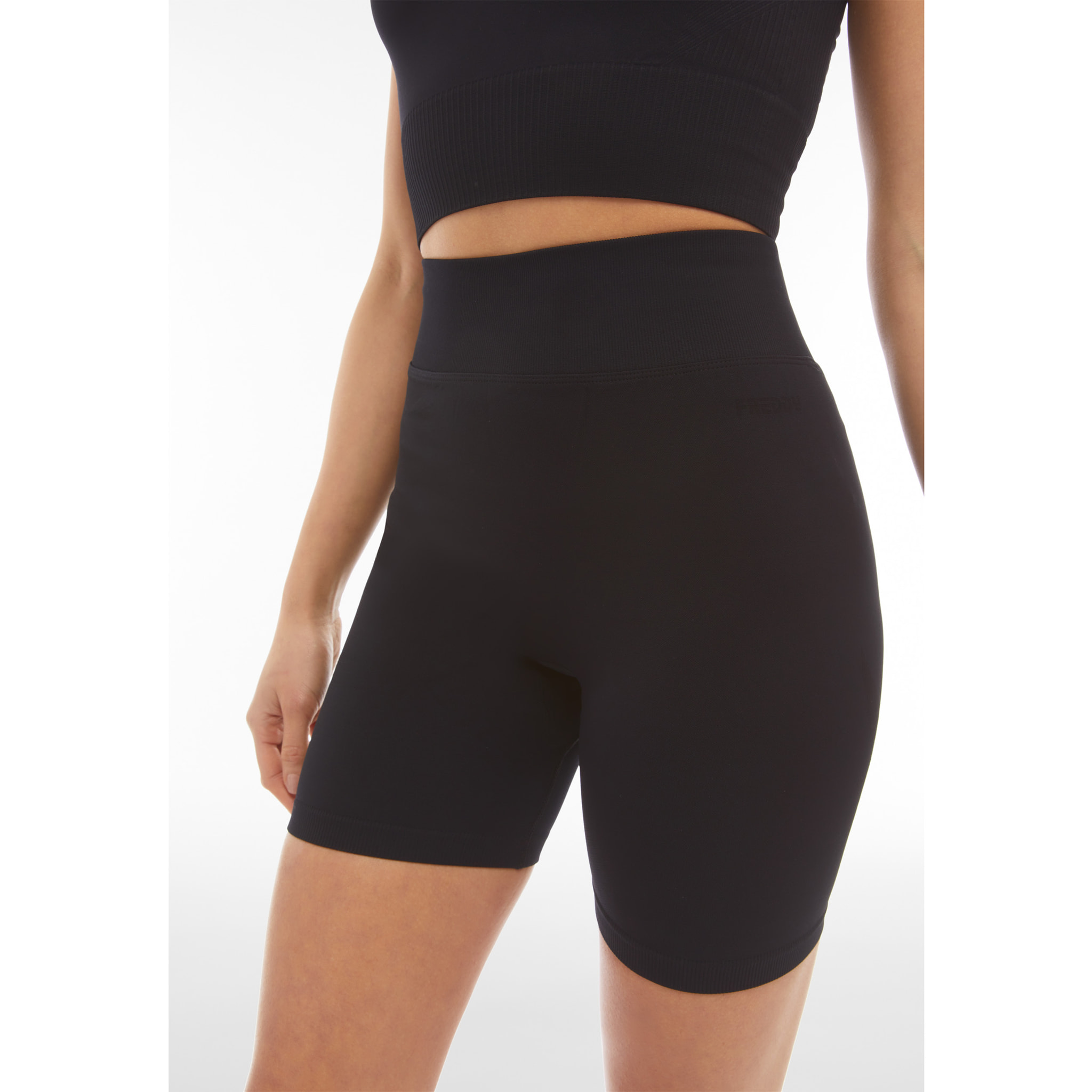 Leggings biker seamless con vita super alta