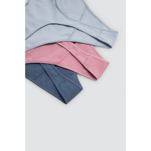 Confezione da 4 slip basico in cotone