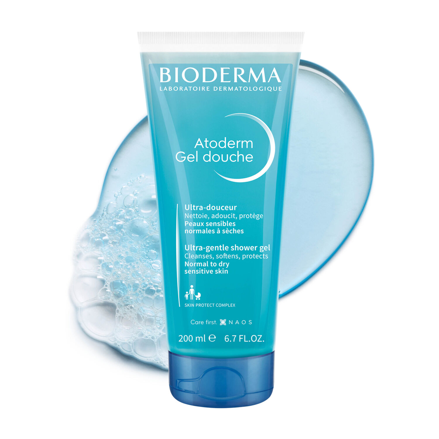 Atoderm Gel Douche - Ultra-Douceur Peaux Sensibles Normales à Sèches