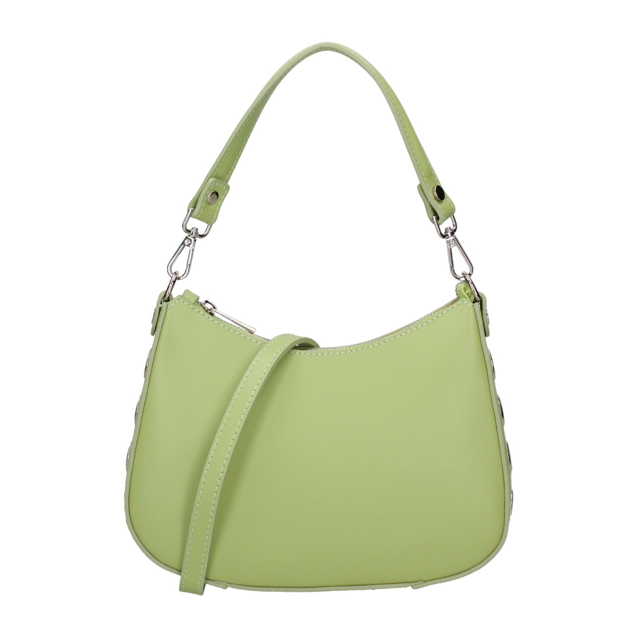 Borsa a spalla da donna - Modello False - 100% pelle ruga - 26.0 x 18.0 x 4.0 cm