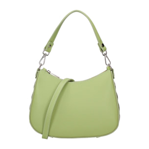 Borsa a spalla da donna - Modello False - 100% pelle ruga - 26.0 x 18.0 x 4.0 cm