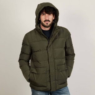Abrigos Hombre de la marca GEOX  modelo MHILSTONE SHORT JKT VERDE