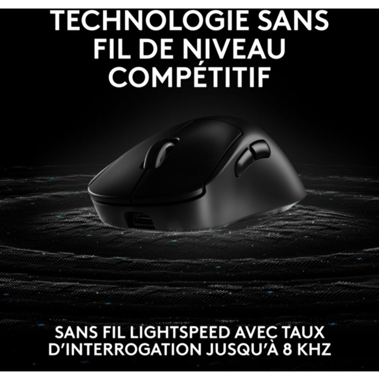 Souris Gamer Sans Fil LOGITECH G PRO X SUPERLIGHT 2 DEX LIGHTSPEED Noir