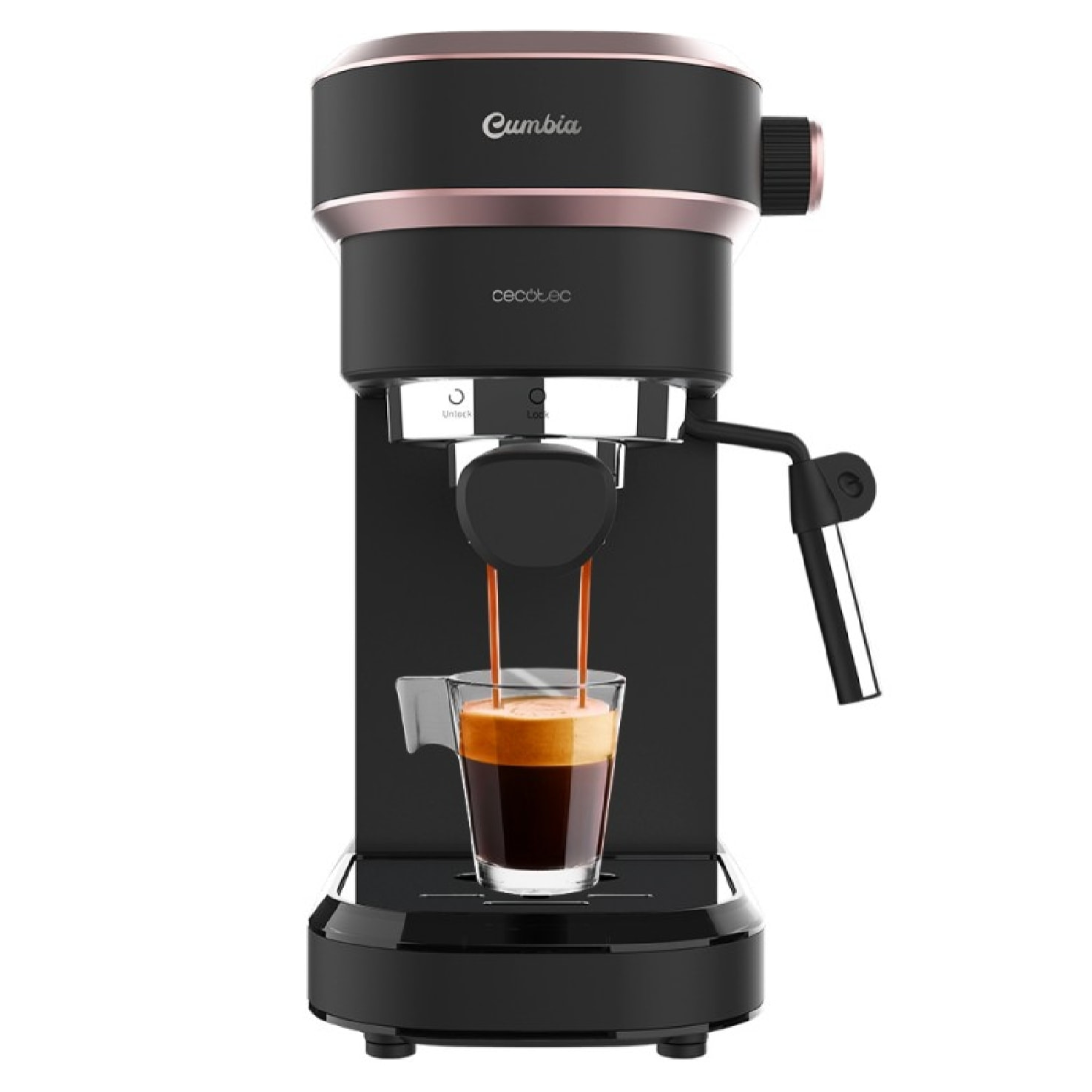 Cafetera Express Cafelizzia 890 Rose. Espressos y Cappuccino, 1350 W, Sistema Th