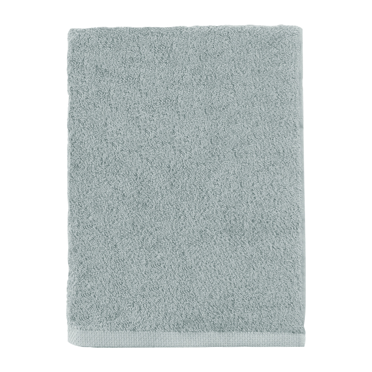 Drap de bain uni en coton, AQUA, Gris Plume