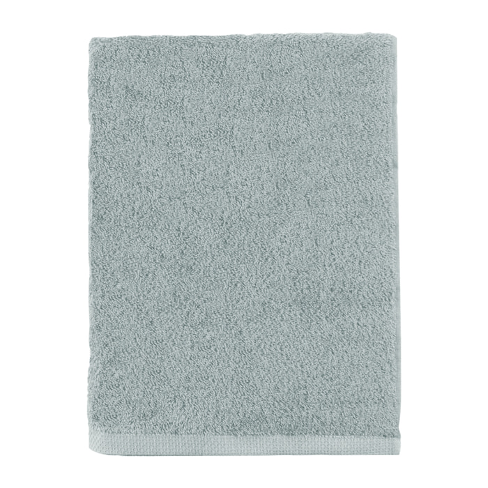 Drap de bain uni en coton, AQUA, Gris Plume