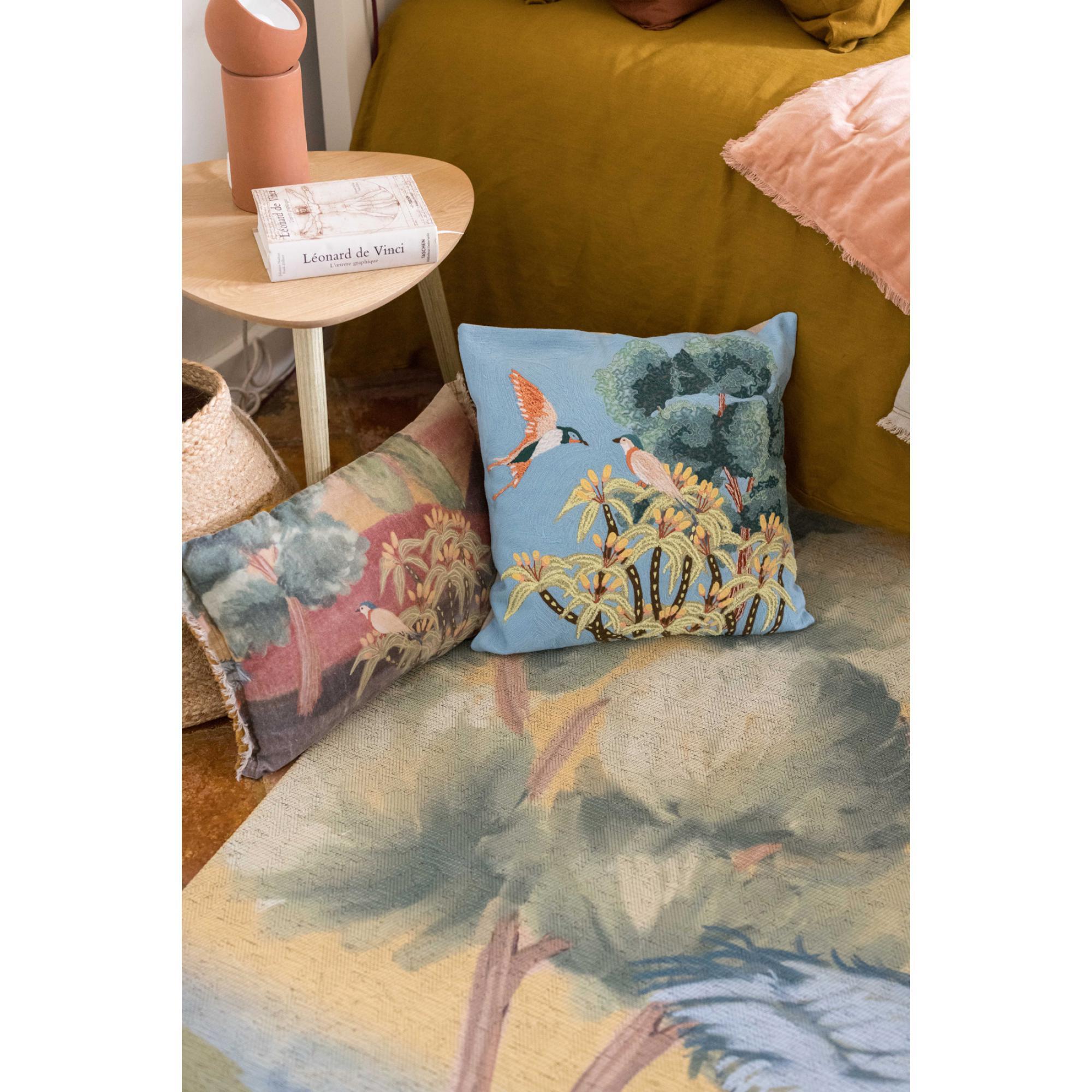 Coussin brodé Lola