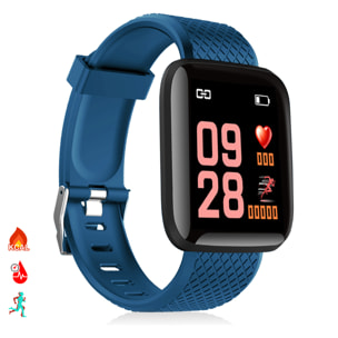 Brazalete inteligente ID116 Bluetooth 4.0 pantalla color, monitor cardiaco, pulso y modo multideporte