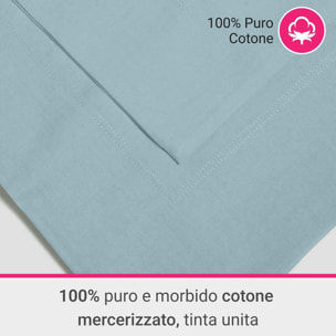 Coppia Federe 3 volani IPERSAN Puro Cotone Petrolio