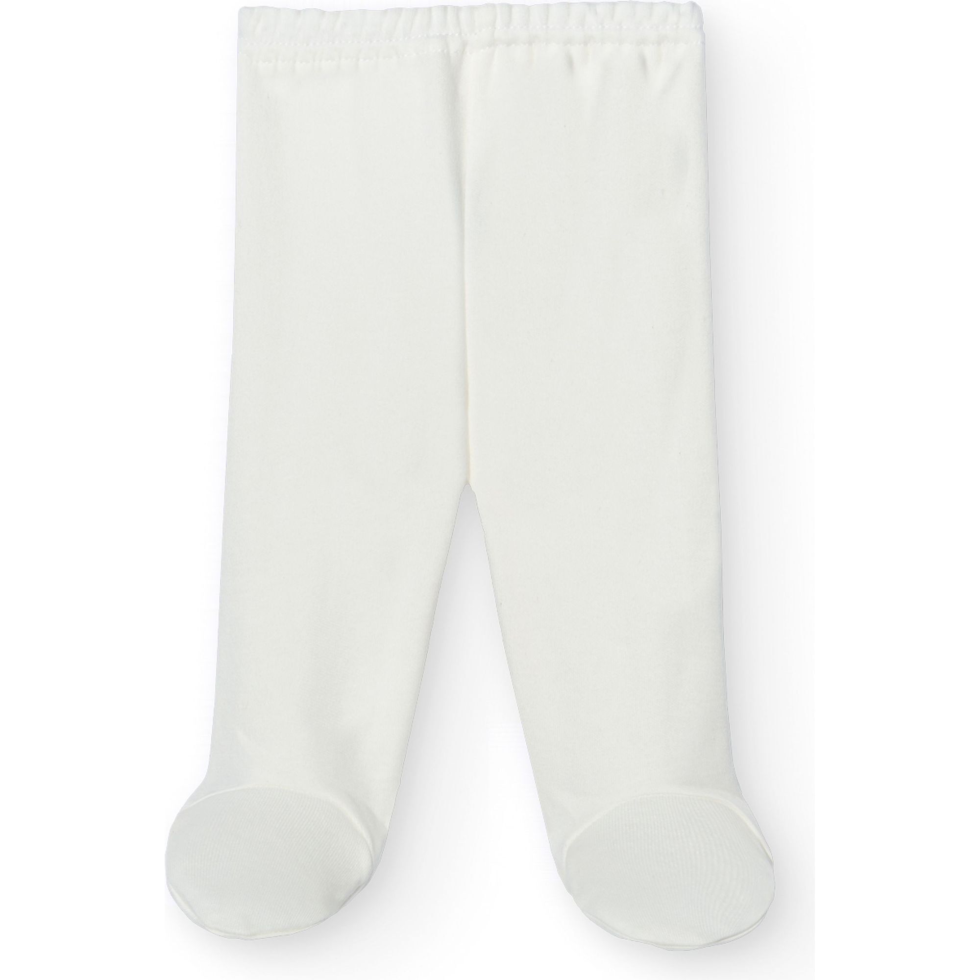 Polaina bebé algodón con pies invierno