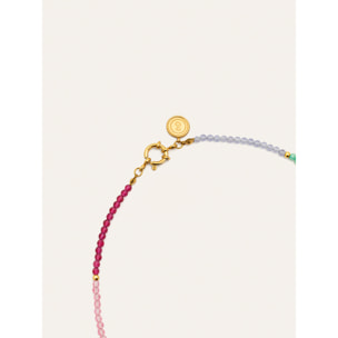 Collana Dye Dots Pastel Acciao Placcato Oro