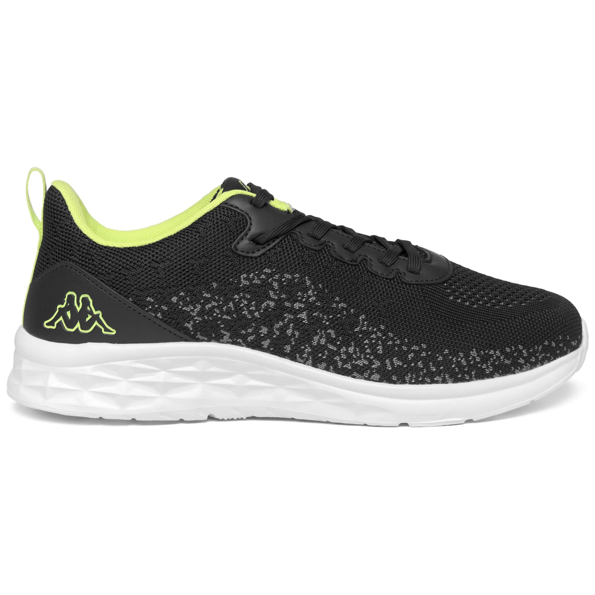 Kappa - Sneakers Hombre Mujer Negro - Logo Rostie