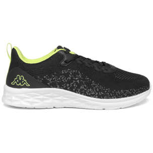 Kappa - Sneakers Hombre Mujer Negro - Logo Rostie