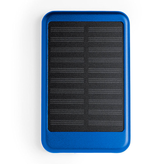 Power Bank 4000 mAh. Carga Solar. Salida USB. Entrada Micro USB