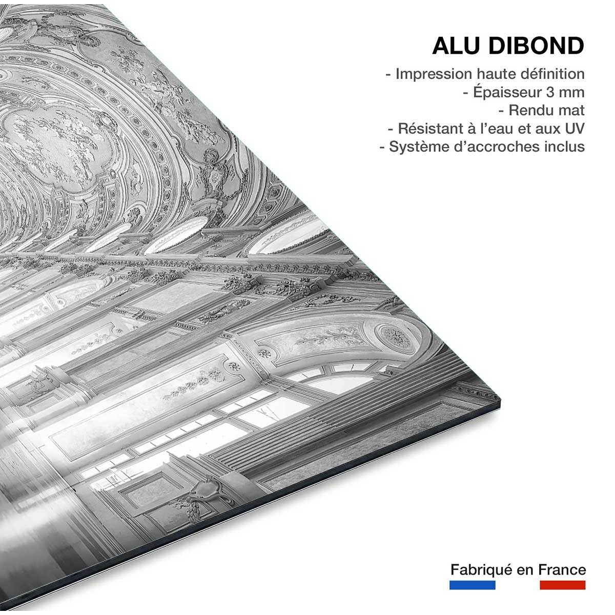 Tableau d'art galerie des glaces Tableau alu Dibond